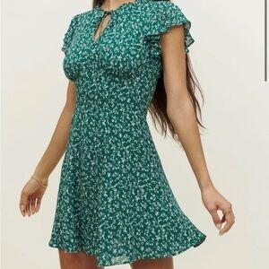 Reformation Byron Floral Dress